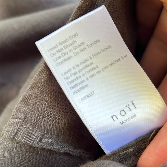 Naïf Montreal Ashley Army Green Skirt, BNwT, size M - Picture 6 of 7